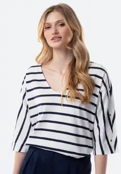 TEX naisten trikoopusero I274605 - Navy - 1