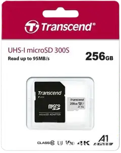 Transcend muistikortti 256GB U3 MicroSD - 1