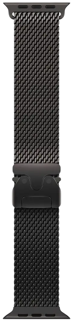 Apple Watch Ultra 2 GPS + Cellular 49mm mustatitaani kotelo, Black Titanium Milanese Loop ranneke - L - MX5V3KS/A - 3