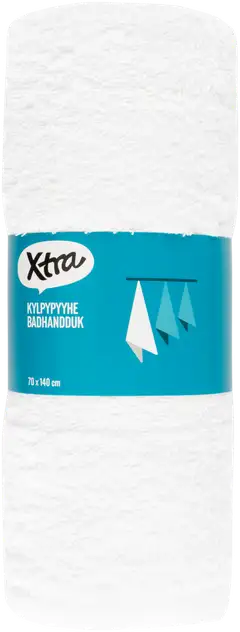 Xtra kylpypyyhe Anna 70x140cm - VALKOINEN - 2