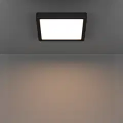 EGLO kattovalaisin Fueva 6 LED 10,5W CCT 22x22 cm musta - 5