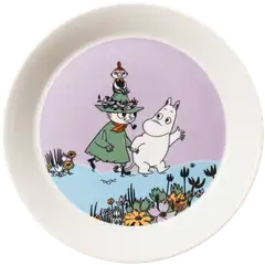Moomin Arabia Muumi Sydänystävät lautanen 19cm - 1