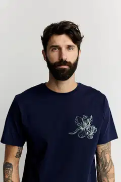 Finlayson miesten T-paita Magnolia - Dark blue - 5