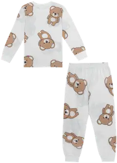House lasten pyjama Nalle 232H032608 2-pack - Ruskea - 6
