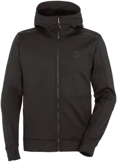 Didriksons miesten hupullinen fleecetakki Acke - BLACK - 1