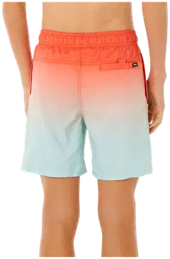 Rip Curl poikien uimashortsit offset fade volley  05SBBO - RED - 2