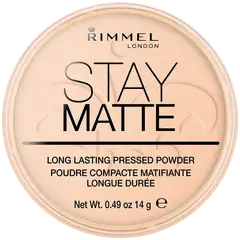 Rimmel 14g Stay Matte Pressed Powder 001 Transparent kivipuuteri - 1