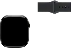 Apple Watch Series 11 GPS + Cellular 46mm titaani kotelo, musta sport ranneke - M/L - MFD24QN/A - 7