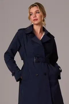 London Fog naisten trenssitakki 225L102608 - navy blue - 6