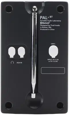 Tivoli Audio kannettava DAB+/FM Bluetooth-radio PAL+ Gen.3 BT musta - 3
