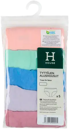 House lasten brief-alushousut 230H082505 5-pack - pastel multicolor - 3