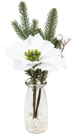 Joulukukka-asetelma 27 cm M - 2