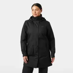 Helly Hansen naisten kevytvanutakki Vancouver Ins Raincoat - BLACK - 3
