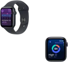 Apple Watch SE 3 GPS 40mm yönsininen alumiinikotelo, yönsininen sport ranneke - M/L - MEHC4QN/A - 3
