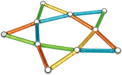 Geomag Gems Magneettirakennussetti 52 kpl - 2