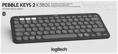 Logitech Näppäimistö Pebble Keys 2 - grafiitti - 2