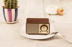 Sangean radio bluetooth kaiuttimella Genuine mini (WR-7) tumma puu - 3