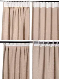 Hasta Hilma bouclé-verho, taupe - 3
