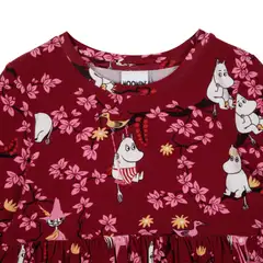 Martinex Muumi lasten mekko Kiipeilypuu 588741 - burgundi - 3