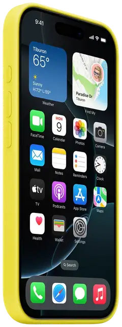 Apple iPhone 16 Pro silikoni suojakuori  - Star Fruit - 2