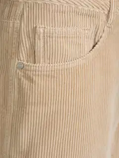 WKLY. miesten vakosamettihousut wide leg 202W312674 - Sand - 6