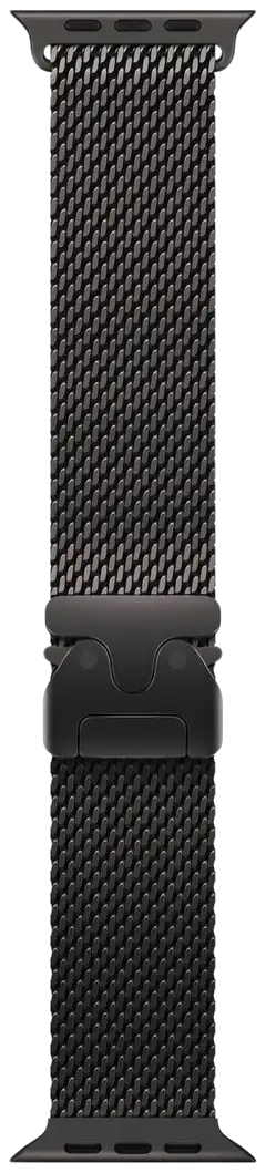 Apple Watch Ultra 2 GPS + Cellular 49mm mustatitaani kotelo, Black Titanium Milanese Loop ranneke - M - MX5U3KS/A - 3