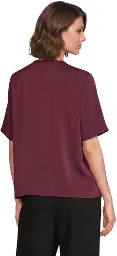 London Fog naisten juhlapusero 228L264031 - wine red - 3