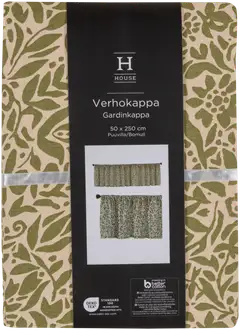 House verhokappa Takapiha 250x50 cm PatternLab, vihreä-valkoinen - 3