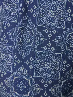 TEX naisten kuviolliset kangasshortsit I283353 - NAVY 2 - 5