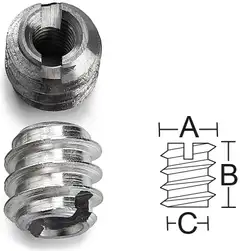 Habo rampamutteri 1212 M4 8mm teräs - 1