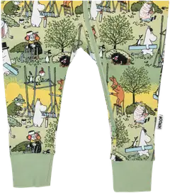 Muumi vauvojen pyjama Uutterat 591173 - VIHREÄ - 3