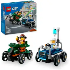 LEGO® City Great Vehicles 60459 Lentokone vastaan  sairaalansänky – kilpa-autopakkaus - 1