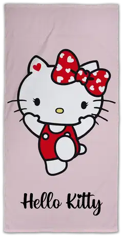 Hello Kitty lasten kylpypyyhe 70x140 cm - 1