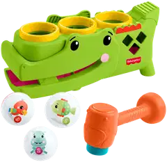 Fisher-Price Tap & Roll Alligator kehittävä lelu - 1
