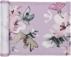 Pentik Hetki akryylipinnoitettu kaitaliina 45x160 cm kukka vaaleanpunainen - 1