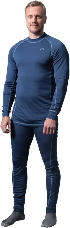 Luode12 miesten pitkät alushousut merinovillaa 190L332465 - Blue - 2