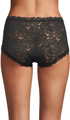 Actuelle naisten pitsihipsterit 210A332624 - Black - 3