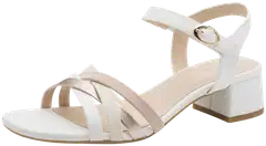 Jana shoes sandaali, leveä lesti - WHT/ROSE COMB - 1