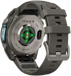 Garmin Fenix 9 47 mm titaani- ja kivenharmaa urheilukello - 8