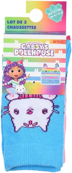 Gabby's Dollhouse lasten laadukas sukka 3-pack - Pack 1 - 3