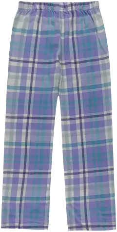 House lasten flanellihousut 232H032604 - LILAVALKOINEN - 2