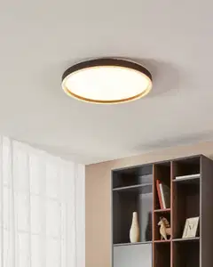 EGLO Plafondi connect.z Montemorelos-z led 34,5W Ø57cm musta/valkoinen, kristalliefekti - 12