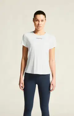Craft naisten lyhythihainen juoksupaita core essence - WHITE - 3