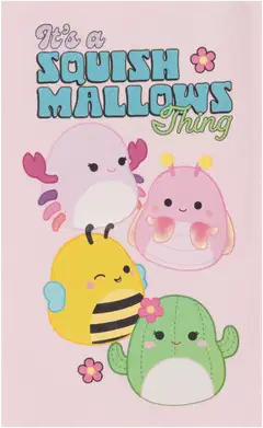 Squishmallows lasten leveät collegehousut A9-0601 - pink - 3