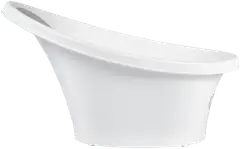 Shnuggle valkoinen/harmaa vauvan kylpyamme on suunniteltu tekemään kylpemisestä vähemmän stressaavaa vanhemmille ja hauskaa vauvalle. - 3