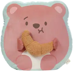 Mymochi Bear Nomo ja croissant pehmolelu 33cm - 1