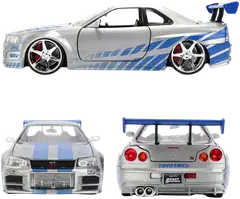Jada - Fast & Furious Anniversary Nissan Skyline 1:24, 19 cm, die-cast - 2