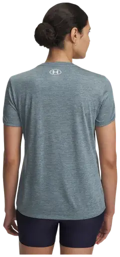Under Armour naisten lyhythihainen treenipaita Tech SSC Twist 1384230 - Jasper Blue - 4