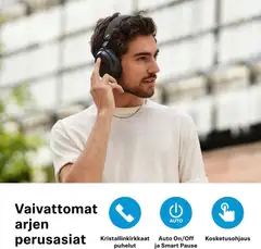 Sennheiser Momentum 4 langattomat vastamelukuulokkeet  musta - 8