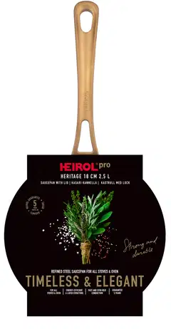 Heirol Kasari kannella 18 cm 2,5 L Heritage Pro - 4